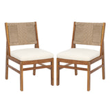 5-Piece Acacia Wood Outdoor Patio Dining Set