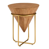 Minimalist & Luxe Wood Side Table
