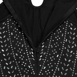 Sparkling Rhinestone Cutout Jumpsuit