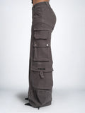 Low-Rise Twill Cargo Pant