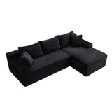 106.3" Cloud Modular Sectional Sofa Couch with L-Shape Chaise