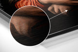 Mona Lisa with a Cat Brushed Aluminum Dibond Wall Art