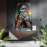 Ssshh Brushed Aluminum Dibond Wall Art