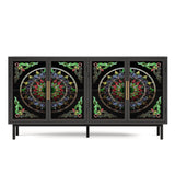 60.3 " Decorative Cabinet with 4 Doors