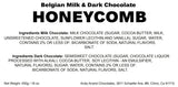Andy Anand Belgian Milk Chocolate Honeycomb Sponge, 1 lb – Handcrafted Gourmet Gift Box, Luxurious for Birthday & Special Occasions