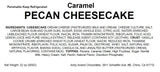 Andy Anand Caramel Pecan Cheesecake, 9-Inch, 2.8 lb – Freshly Baked, Real California Cream Cheese, No Preservatives, Birthday & Holiday Gift