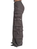 Low-Rise Twill Cargo Pant