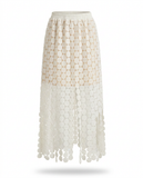Spirited Tassel Midi Skirt