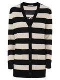 Max Mara Women Fiemme - Long Striped Wool Cardigan