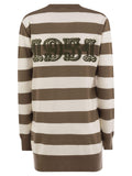 Max Mara Women Fiemme - Long Striped Wool Cardigan