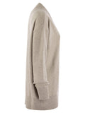 Brunello Cucinelli Women Cashmere And Silk Sweater With Micro Sequins