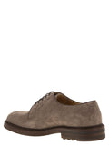 Brunello Cucinelli Men Suede Derby