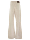 Fay Women 5-Pocket Trousers In Stretch Cotton Drill