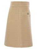 Fay Women Wool Short Skirt