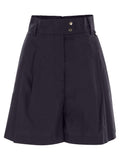 Herno Women Stretch Cotton Bermuda Shorts