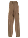 Herno Women Soft Wool Cargo Pants