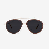 Aventura - Metal & Wood Sunglasses