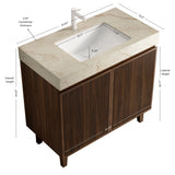 LULA 36" Bathroom Vanity & Sink, Freestanding Cabinet