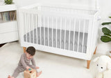 Dri-Tec Moisture-Wicking Crib Sheet - Light Gray