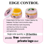 Long Lasting Anti-Frizz Broken Hair Styling Fixative Cream Strong Hold Flyaway Fixer Wax Pomade Edge Control Gel for Black Women