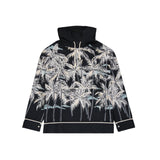 Palm Angels Hooded Printed Shirt Men