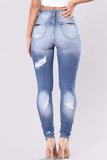 Full Size Distressed Skinny Jeans Plus Size