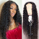 32Inch Deep Curly Wave Lace Front Wig Human Hair 13×4 Lace Frontal Wig for Women