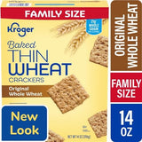 Kroger Baked Wheat Crisp Crackers 14 oz