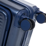 ABS Spinner Luggage Set with Combination Lock - Navy