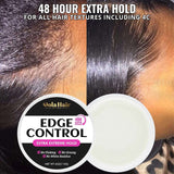 Edge Control for Black Hair 4C Extreme Strong Hold Non-Greasy Edge Effect 48 Hour Edge Tamer for Baby Hair Extra Mega Hold True Edge Control Edge Effect Edge Control for Black Natural Hair