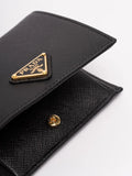 Prada Women Small Saffiano Leather Wallet