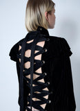 Balenciaga Women Lace-Up Dress