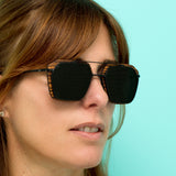 Bal Harbour - Metal & Wood Sunglasses