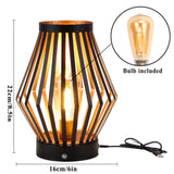 Set of 2 Dimmable Bedside Table Lamps