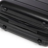 ABS Spinner Wheel Luggage Set with Combination Lock - Black