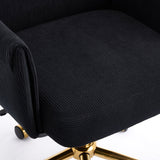 Mid-Back Liftable Office Chair in Black