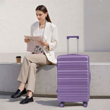 HIFINE Tourist 3-Piece ABS Spinner Wheel Luggage Set