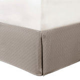 7 Piece Herringbone Comforter Set Neutral Queen