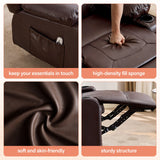 Rocker Recliner Chair with Massage and Heat for Adults,, 360°Swivel oversize recliner chair with Cup Holders, USB Charge Port, Side Pockets for Living Room,Nursery,Bedroom