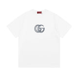 Gucci T-Shirt White Crew Neck | Luxury Cotton Tee - Casual Elegance