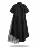 Audacious Mesh Layered Maxi Dress