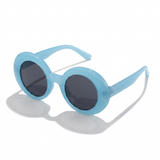 Daring Plastic Round Sunglasses