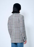 Bottega Veneta Women Structured Check-Cotton Blazer