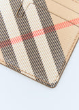 Burberry Men Check Cardholder