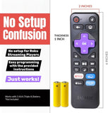 Anderic Substitute for Roku RC-ALIR EXPRESS Streaming Remote Control 3226001237 [RRST01]