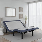 Twin XL Adjustable Bed Base with Massage and Programmable Positions