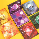 Glitter Eyeshadow 54 Colors Gemstone Eyeshadow Palette Highly Pigmented Mattes Glitter Shimmers Naked Smokey Cream Powder Blendable Long Lasting Waterproof Colorful Professional Makeup Palette