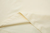 Gucci Collarless T-Shirt Beige | Luxury Cotton Crewneck - Effortless Style