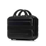 ABS Spinner Wheel Luggage Set with Combination Lock - Black