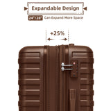 6 Piece Hardside Luggage Set with Duffel Bags